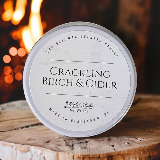 Crackling Birch and Cider | 7oz Candle | Made to Order