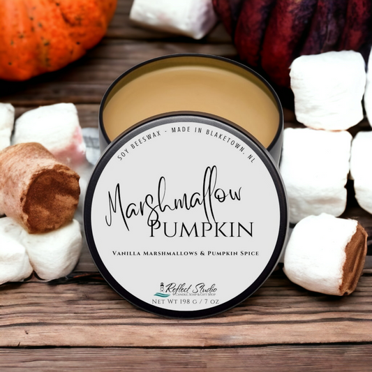 Marshmallow Pumpkin | 7oz Candle | Made to Order